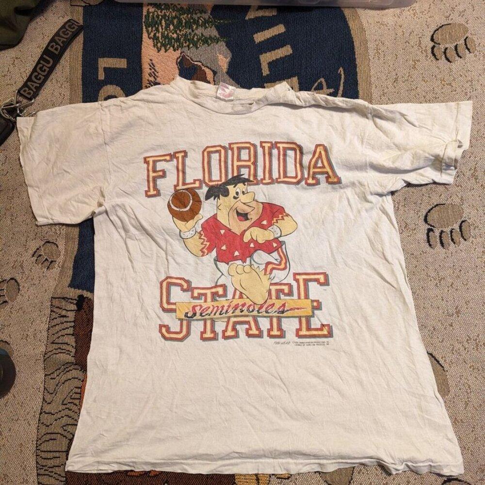 1990 Florida State Seminoles Football Fsu Flintstones Shirt